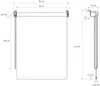 SN Deco Tageslichtrollo Klemmfix 80x210 K97 grau Produktbild-Vorschau 6