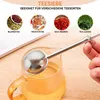 Tee-Ei für losen Tee, Edelstahl-Teesieb mit ausziehbarem Produktbild-Vorschau 3