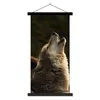 MuchoWow® Textilposter Wolf - Grau - Tiere 90x180 cm mit Produktbild-Vorschau 1