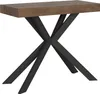 ITYHOME - Console extensible 90x40/196 cm Plaker noyer Voir les images du produit 1