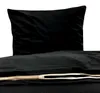 4 tlg Uni Bettwäsche 135x200 Schwarz Einfarbig Renforce Produktbild-Vorschau 2
