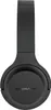 A close-up, top-down view of a black on-ear headphone. Náhled obrázku produktu