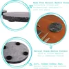 6x Schwarz 10cm Marmor Runde Untersetzer - Rustikal Stein Produktbild-Vorschau 2