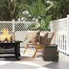 Scaffale per legna da ardere Outsunny con maniglie, Anteprima dell’immagine prodotto 7