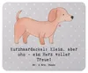 Mr. & Mrs. Panda Mousepad Kurzhaardackel Herz - Grau Produktbild-Vorschau 1