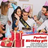 2 Stück Geburtstag Schärpe, It's My Birthday Schärpe 80 x Produktbild-Vorschau 4