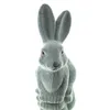 SCHEULEN Oster-Deko Hase Wuschel Grau 16 cm - Kunststoff Produktbild-Vorschau 2
