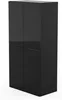 Badschrank Schwarz B: 60 cm H: 120 cm T: 34 cm Produktbild-Vorschau 6