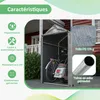 GIHAUVIA Garage à vélos résistant aux intempéries Remise à Voir les images du produit 3