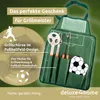 deluxe4home® Grillbesteck im Fußball-Look I inkl. Produktbild-Vorschau 2