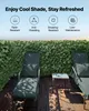 SucceBuy Siepe artificiale 63,5x320 cm, parete vegetale Anteprima dell’immagine prodotto 5