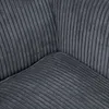 HOMLA FOSSBY FASO Kordsessel grau 86x85x108 cm Produktbild-Vorschau 7