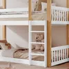 Flieks Etagenbett 90x200cm mit Rausfallschutz, Kinderbett Produktbild-Vorschau 9