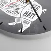 Wanduhr - Rund - Glasuhr - Schweinefleisch Cuts Kochen Produktbild-Vorschau 5