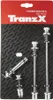 Tranz X Schnellspanner-Set, Diebstahlschutz, Silber Produktbild-Vorschau 6
