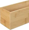 Relaxdays Aufbewahrungsbox Bambus, 2er Set, Ordnungsbox Produktbild-Vorschau 5