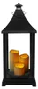 XXL Laterne Windlicht Stalllaterne Gartenlaterne + 3 LED Kerzen Timer H59xB24cm Productafbeelding-voorbeeld