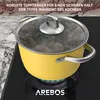 AREBOS plynová varná doska 5 horákov, sklokeramika, plynová Náhľad obrázku produktu 9