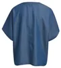 milano italy Oversized Bluse mit Stehkragen und Rüschen Produktbild-Vorschau 1