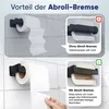 Distributeur de papier toilette sans percer [Avec frein de Voir les images du produit 3