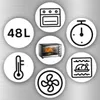 Mini Backofen 45 l, 2000 W, Umluft, Drehspieß, Grill, E27? Produktbild-Vorschau 4