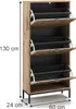Benne à chaussures Vicco Eliza Chêne Viking 60x130cm avec 3 Voir les images du produit 3