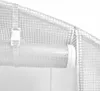 vidaXL Gewächshaus mit Stahlrahmen Weiß 4 m² 2x2x2 m Produktbild-Vorschau 12