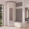 Garderoben-Set Napoli Version 18: Eckschrank mit Produktbild-Vorschau 7