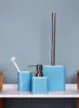 WC-Garnitur Elmo Blau Keramik Produktbild-Vorschau 2