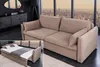 riess-ambiente Design Schlafsofa APARTMENT 215cm taupe Cord Produktbild-Vorschau 14