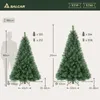 Salcar 180 cm Künstlicher Weihnachtsbaum Tannenbaum Produktbild-Vorschau 7