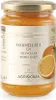 A jar of orange marmalade with a label and an illustration of an orange. Produktbild-Vorschau