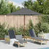 Sonnenschirm mit Holzmast 150 x 200 cm Anthrazit Produktbild-Vorschau 9