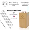 GLASWERK Glas Strohhalm 7er Set (20cm) Strohhalm Produktbild-Vorschau 5
