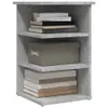 vidaXL Beistellregal Betongrau 35x35x55 cm Holzwerkstoff Produktbild-Vorschau 4