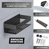 BENKSTEIN Duschablage 2er-Set | Duschregal – zum Kleben Produktbild-Vorschau 4