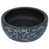 vidaXL Lavabo da appoggio nero e blu rotondo Ø41x14 cm in Anteprima dell’immagine prodotto 3