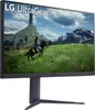 A computer monitor displaying a fantasy landscape with a person riding a horse. Produktbild-Vorschau