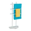 Portasciugamani Relaxdays, 3 barre, metallo, A x L x P 83 x Anteprima dell’immagine prodotto 1