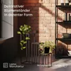 LAMO Manufaktur Blumenständer Weiß aus Metall 28 cm | Produktbild-Vorschau 2