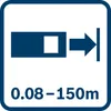 Bosch GLM 150-27 C Dispositivo di misura laser 150 m Anteprima dell’immagine prodotto 30