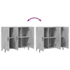 The Living Store Sideboard Betongrau 90x34x80 cm Produktbild-Vorschau 9