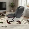 Fauteuil relax pied rond - noir/marron Voir les images du produit 4