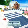 Strandlaken groß 100x200 cm, gestreift, 100 % Baumwolle, Produktbild-Vorschau 2
