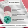 Blumen Rot Set10 Waffelstoff Set  1x Waffelstoff + 2x  Produktbild-Vorschau 4