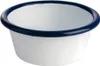 APS Enamelware miska, biela/modrá, obsah: 0,08 litra, Náhľad obrázku produktu 1
