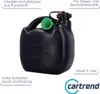 Benzinkanister 5 L Kunststoff schwarz Produktbild-Vorschau 5