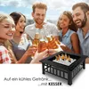 KESSER® Caminetto da esterno con griglia e pinza per Anteprima dell’immagine prodotto 6