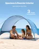 VEVOR Tenda da spiaggia parasole per 3 persone, protezione Anteprima dell’immagine prodotto 3