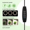 LED Pflanzenlampe Vollspektrum 2 Köpfe,144 LEDs,10-stufig Produktbild-Vorschau 4
